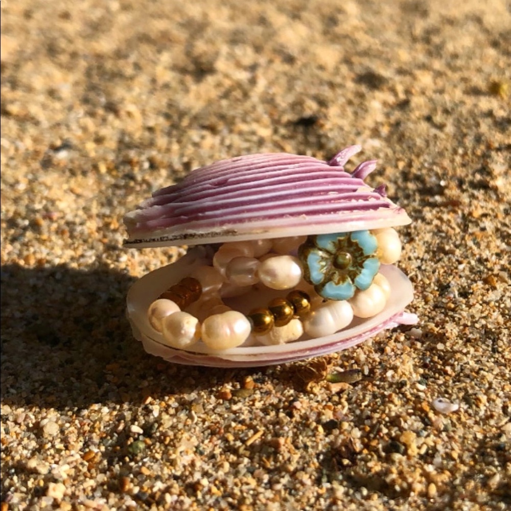 Baby pearls ring